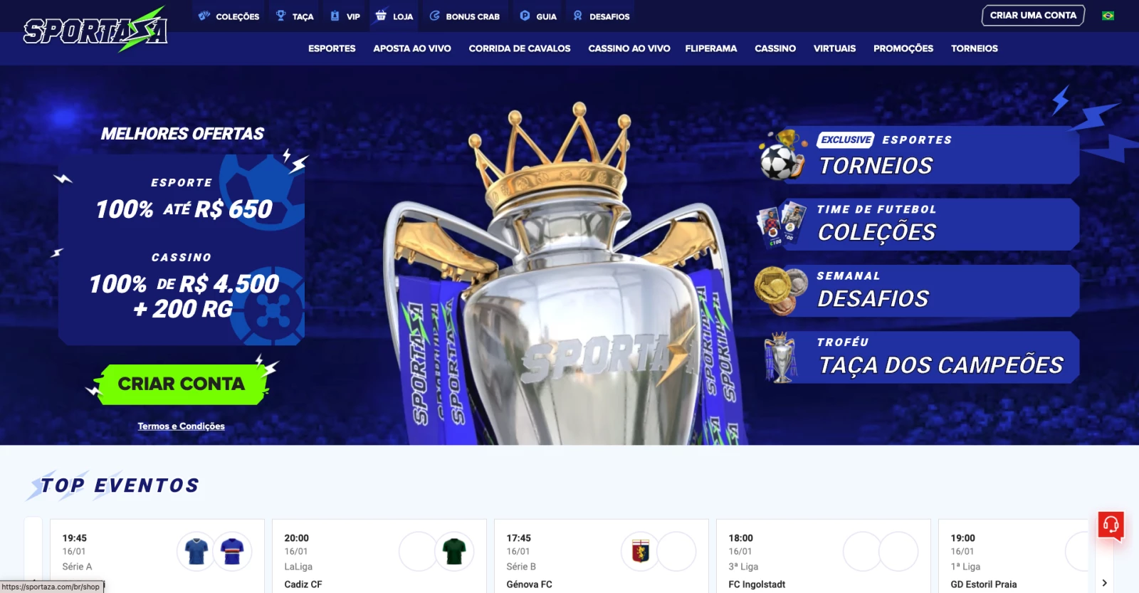 Homepage Sportaza